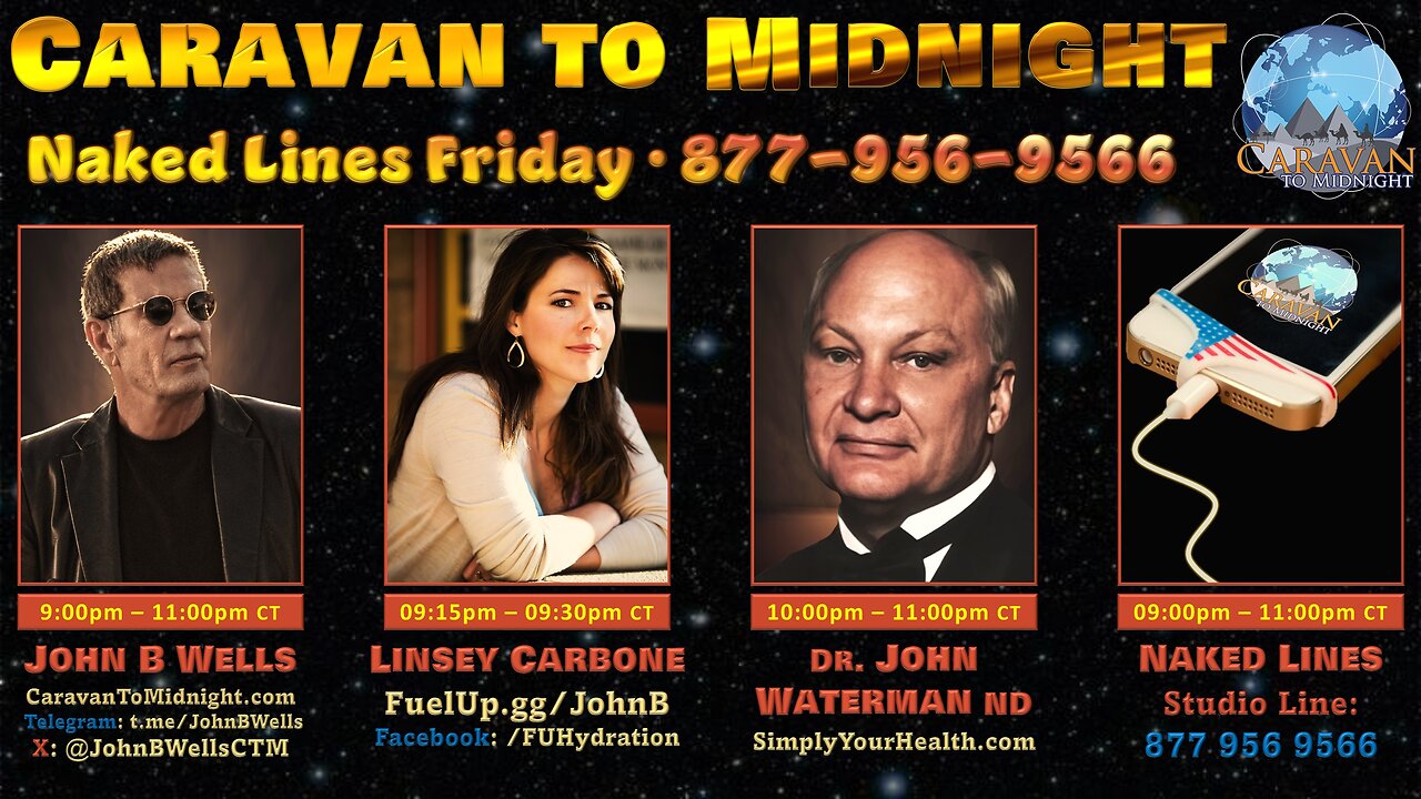 Naked Lines Friday - John B Wells LIVE