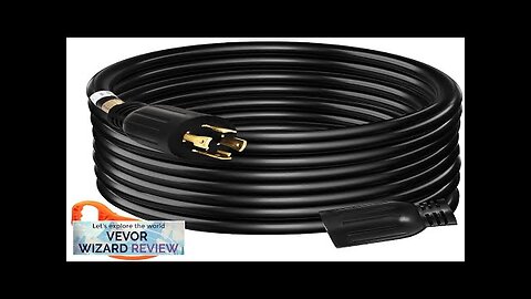 VEVOR 40Ft 30 Amp Generator Extension Cord 4 Wire 10 Gauge Generator Review