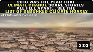 2018 year that climate change scare stories all fell apart… see the list of debunked climate hoaxes