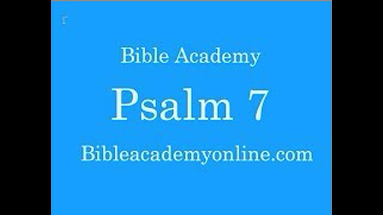 Psalm 7
