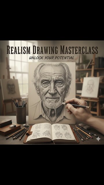 Hyper Realism Drawing Masterclass - Improve Your Skills in Just 19 Minutes a Minute