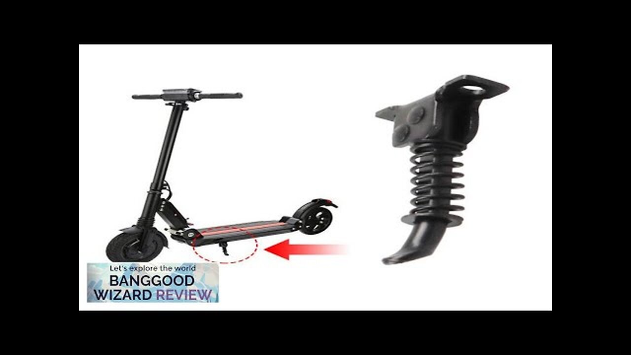 Foot Support For Kugoo Electric Scooter Parking Stand Aluminum Alloy Spring Bracket Review