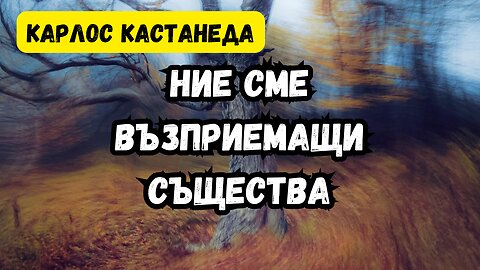 КАСТАНЕДА - Ние сме възприемащи същества (от серията негови обяснения)