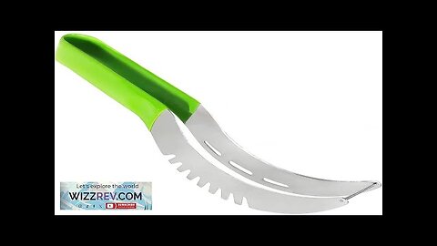 Watermelon Slicer Cutter Stainless Steel Color Non-slip Plastic Wrap Handle Not Hurt Review