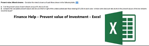 Finance Help: Consider the mixed streams of cash flows shown in the following​ table