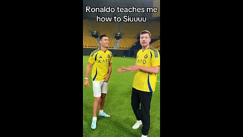 ronaldo teches me how to siuuu