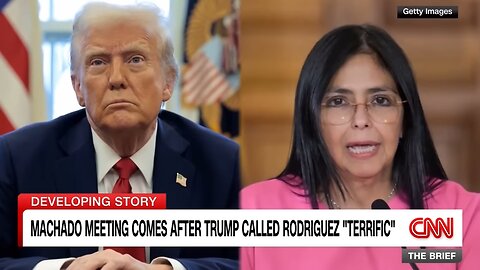 Venezuela's Machado 'presented' Trump with her Nobel Peace Prize medal