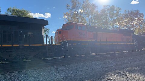 Unmarked train engine 516 on the CSX line
