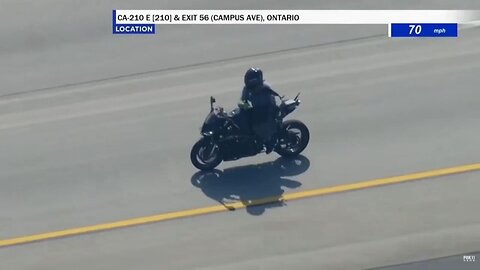 Man Who Shot & Killed Cop Has A Violent Motorcycle Crash On A Southern CA Freeway While Fleeing Cops