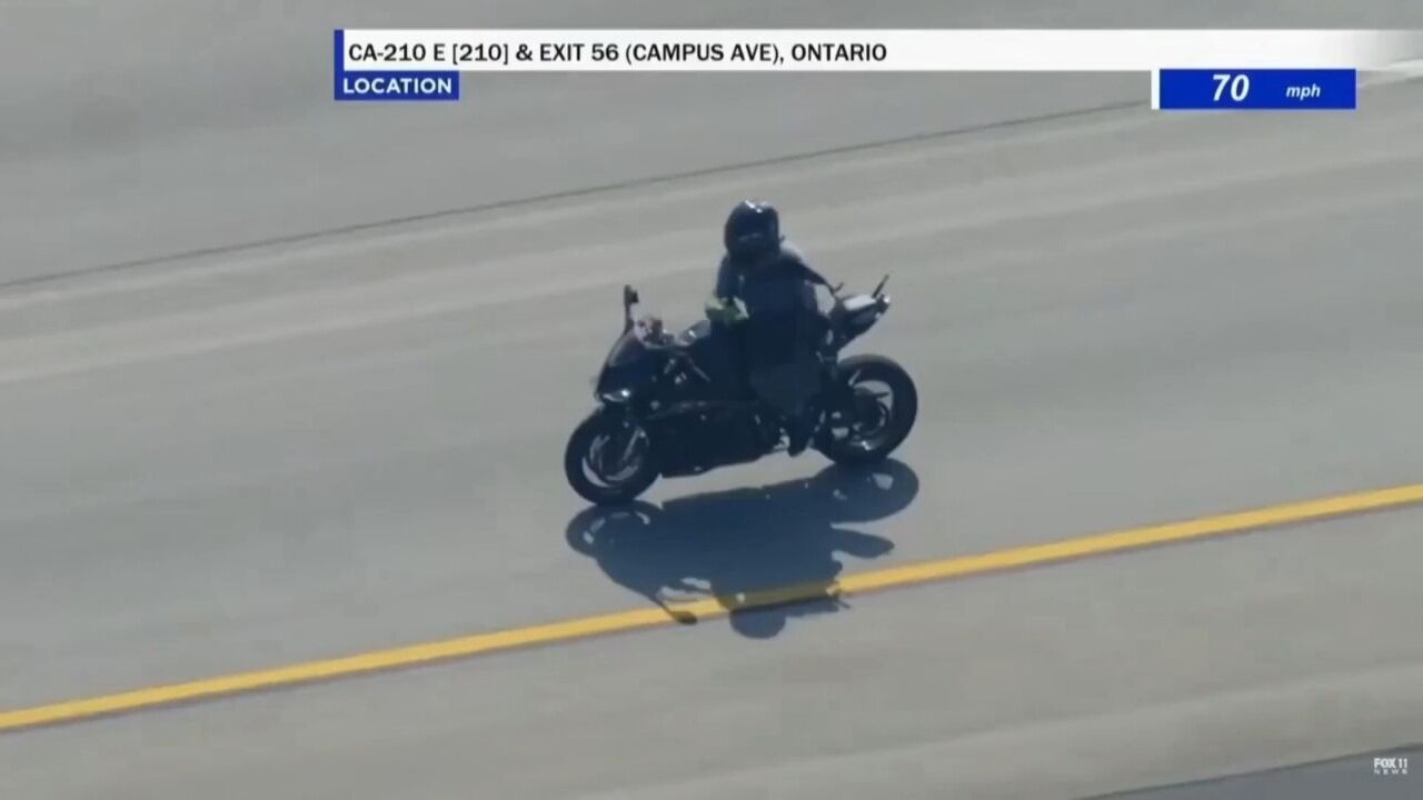 Man Who Shot & Killed Cop Has A Violent Motorcycle Crash On A Southern CA Freeway While Fleeing Cops