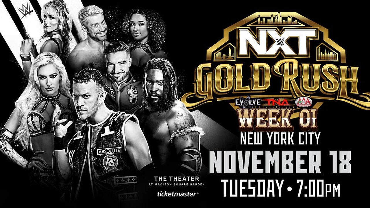 WWE Nxt Gold Rush Week 1 Results 18th November 2025