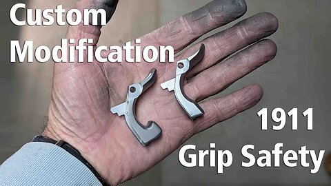 Custom 1911 Grip Safety Modification