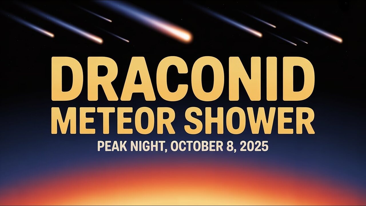 Draconid Meteor Shower Peaks October 8, 2025 | How to Watch