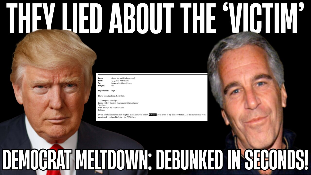 BUSTED: Epstein Files EXPOSE Democrats’ Biggest Lie Yet!