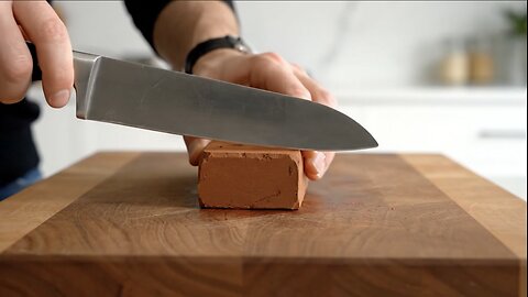 Cutting a Brick… It’s Cake with Cherry Lava Inside (Satisfying ASMR)