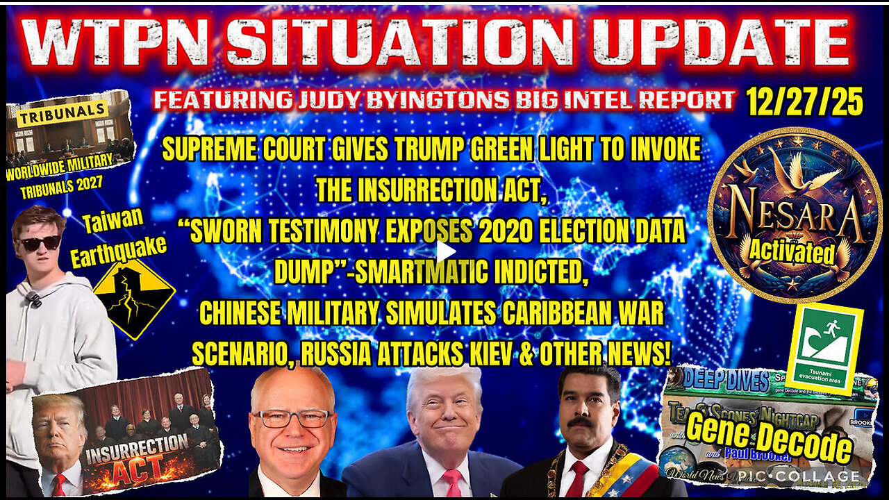 WTPN SITUATION UPDATE FEATURING RESTORED REPUBLIC 12/27/25