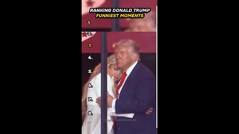 Ranking Donald trump funniest moments. Donald trump hugs Charlie Kirk's wife Erika Kirk.