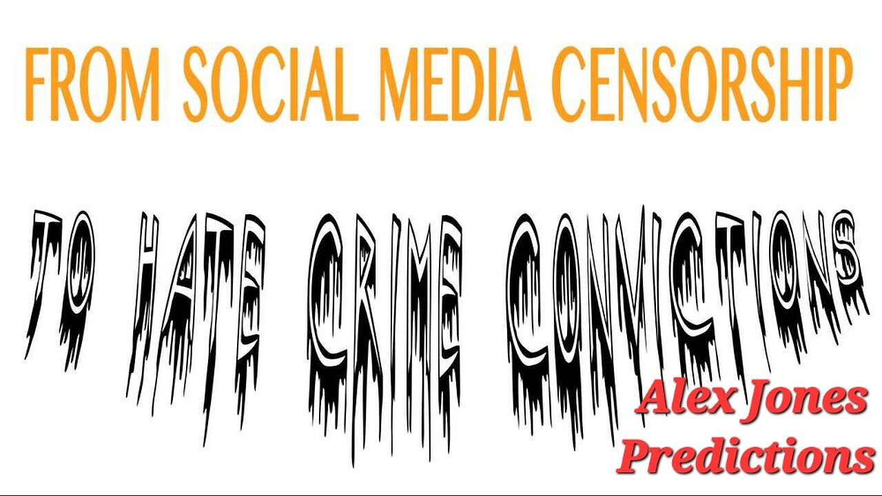 Alex Jones Details How Social Media Censorship Flows Into Hate Crimes For Speech