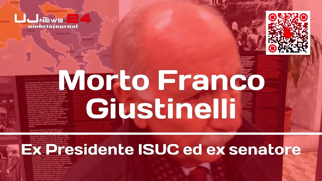 Morto Franco Giustinelli ex presidente ISUC