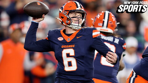 Brandon London breaks down if Syracuse QB Kyle McCord could be a good fit for the Giants