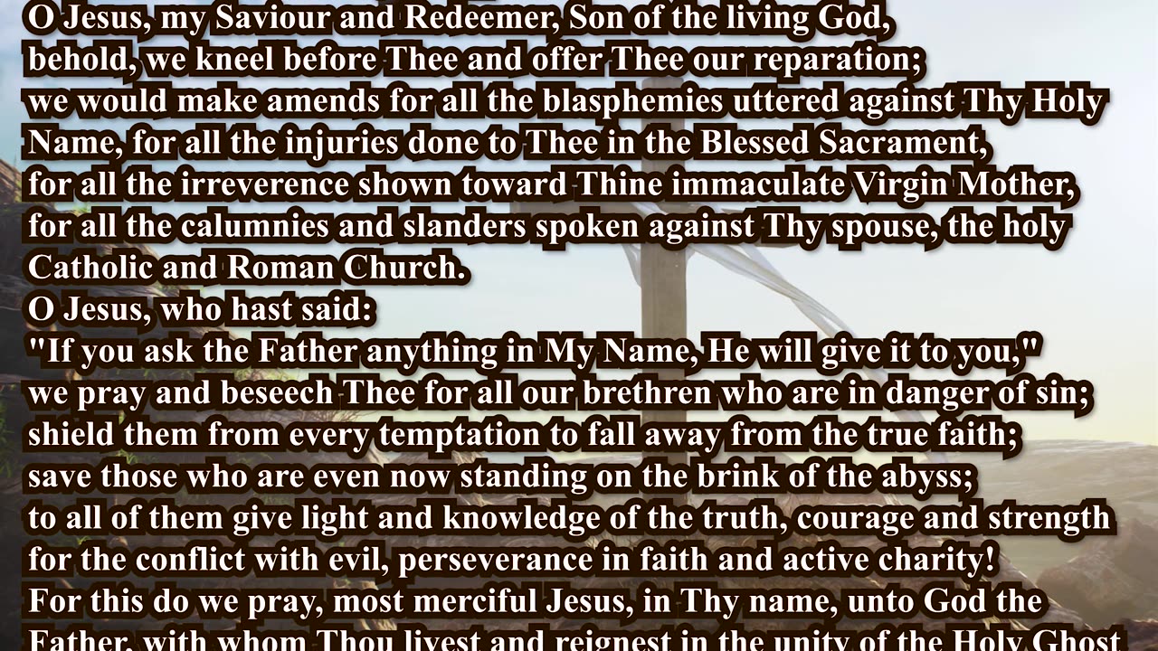 2nd Commandment Prayer