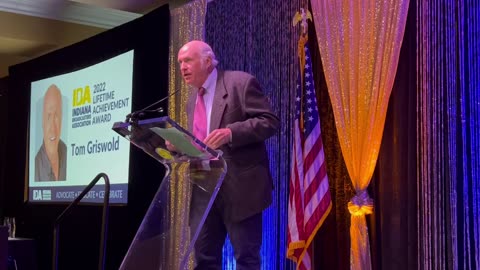 October 4, 2022 - Tom Griswold Gets Indiana Broadcasters Association's Lifetime Achievement Award