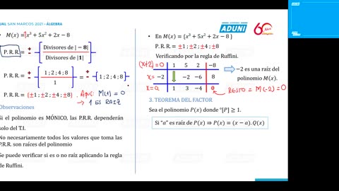 ANUAL ADUNI 2021 | Semana 12 | Álgebra