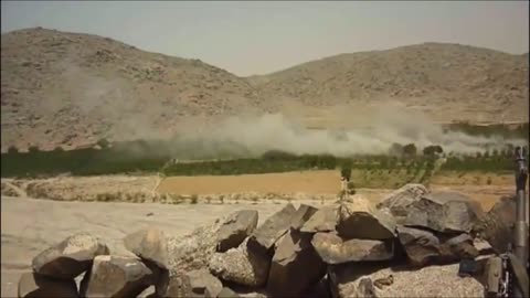 A-10 Warthog Gun-run With Apache and Kiowa Rocket Strike