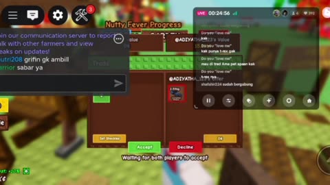 I Tried Playing A Grow Garden with Friends in Roblox!
