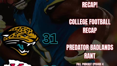 Jaguars Top 3 in The NFL?, College Football Talk, Predator Badlands Rant #nfl #jaguars #predator