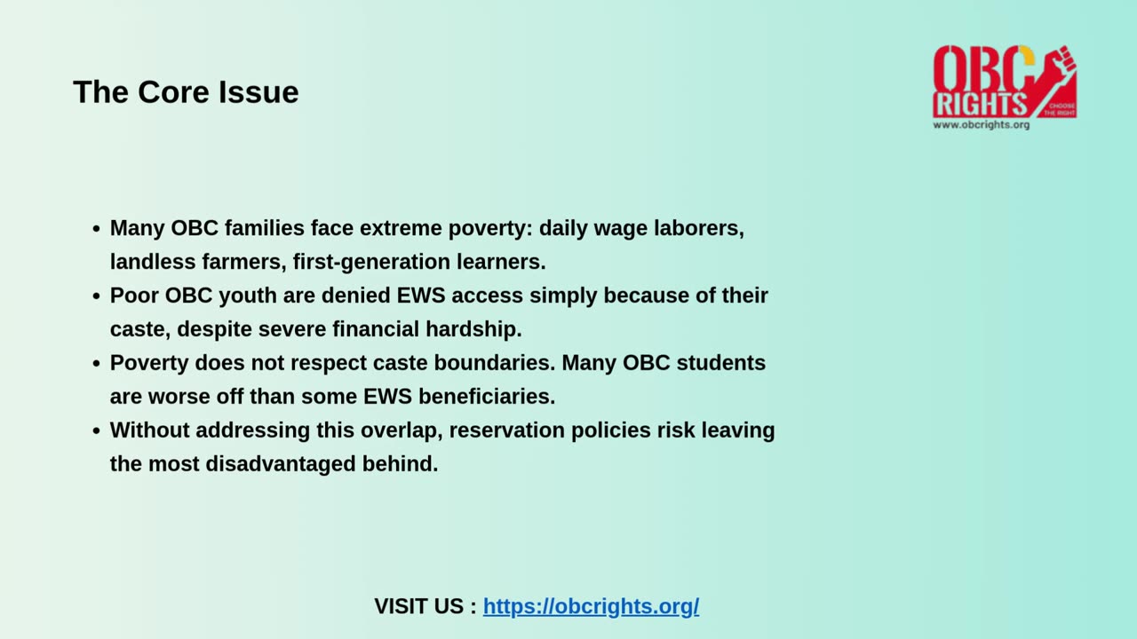OBC Reservation vs EWS Quota: Competing or Complementary?