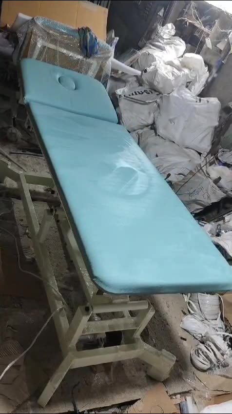 Hi Low Height Adjustable Motorized Electrical Treatment Table Examination Couch Dual Section