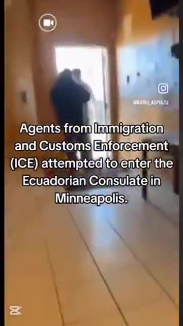 ICE attempts to enter the Ecuadorian Consulate in Minneapolis