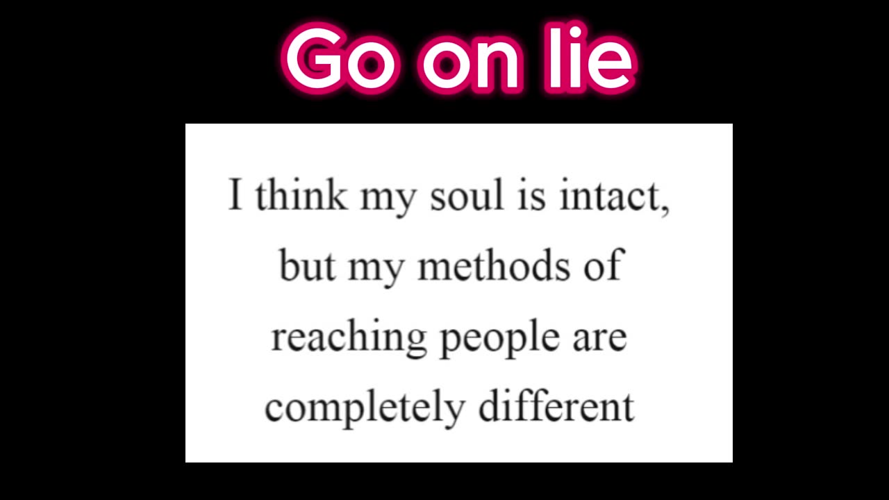 Slinke Scouse - Go On Lie
