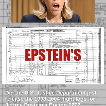 Fact Check: We Already Have The Epstein Flight Logs -- Since 2015