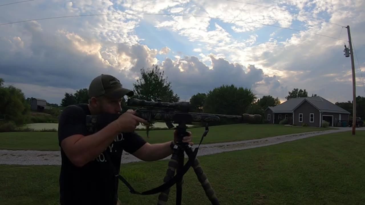 The 22 Rifle Shooting at 100 Yards and Sighting in for Squirrel Hunting - Suppressed 22 Rifle