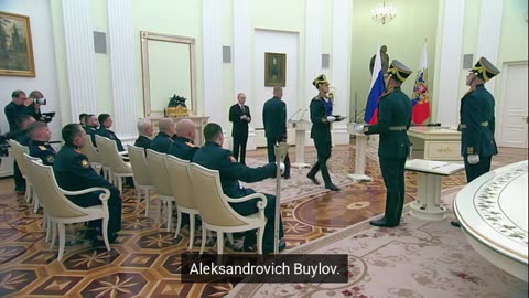 Putin Presents Gold Star Medals to Heroes of Russia