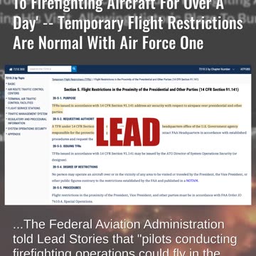Fact Check: Biden Admin Did NOT Order LA Airspace 'Closed To Firefighting Aircraft For Over A Day'