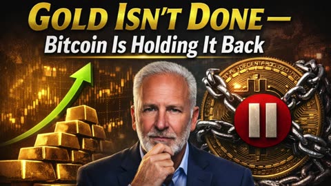 🎯Gold Isn’t Done — Bitcoin Is Holding It Back | Peter Schiff