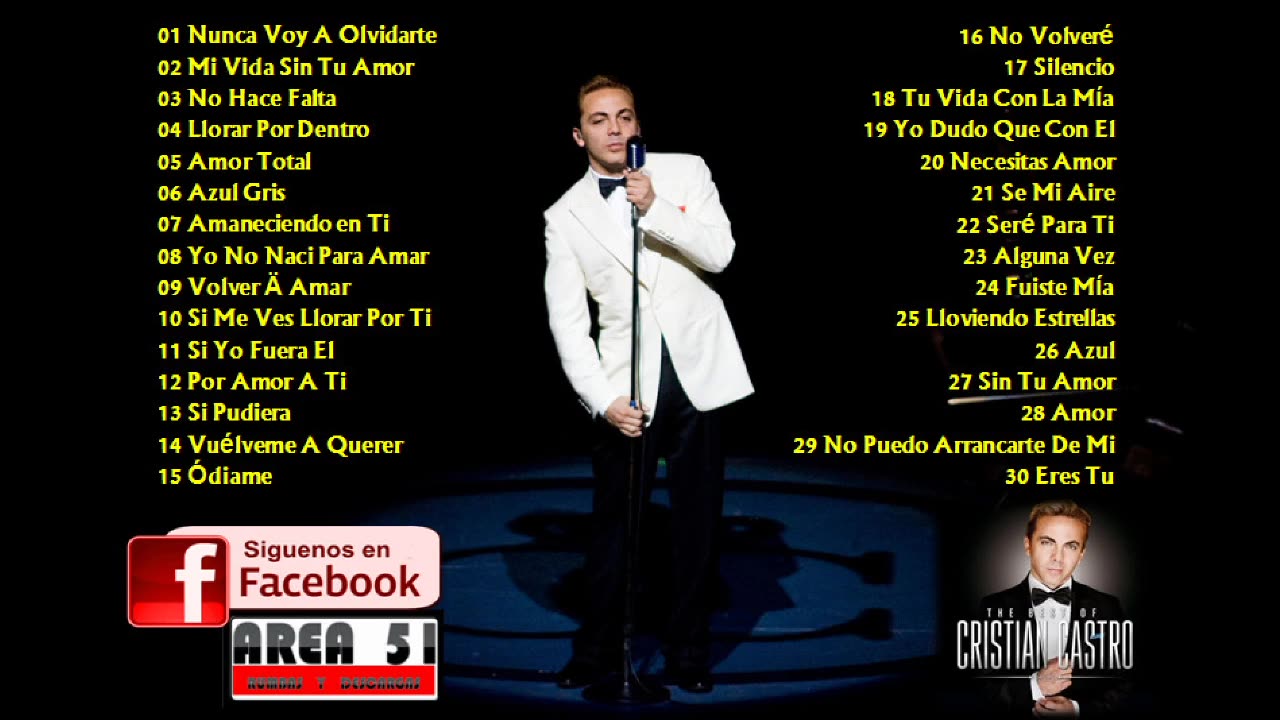 CRISTIAN CASTRO - 30 EXITOS VOL.1