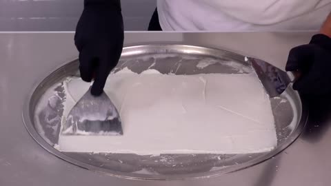 Fanta Apple — Ice Cream Rolls | Satisfying Visual ASMR