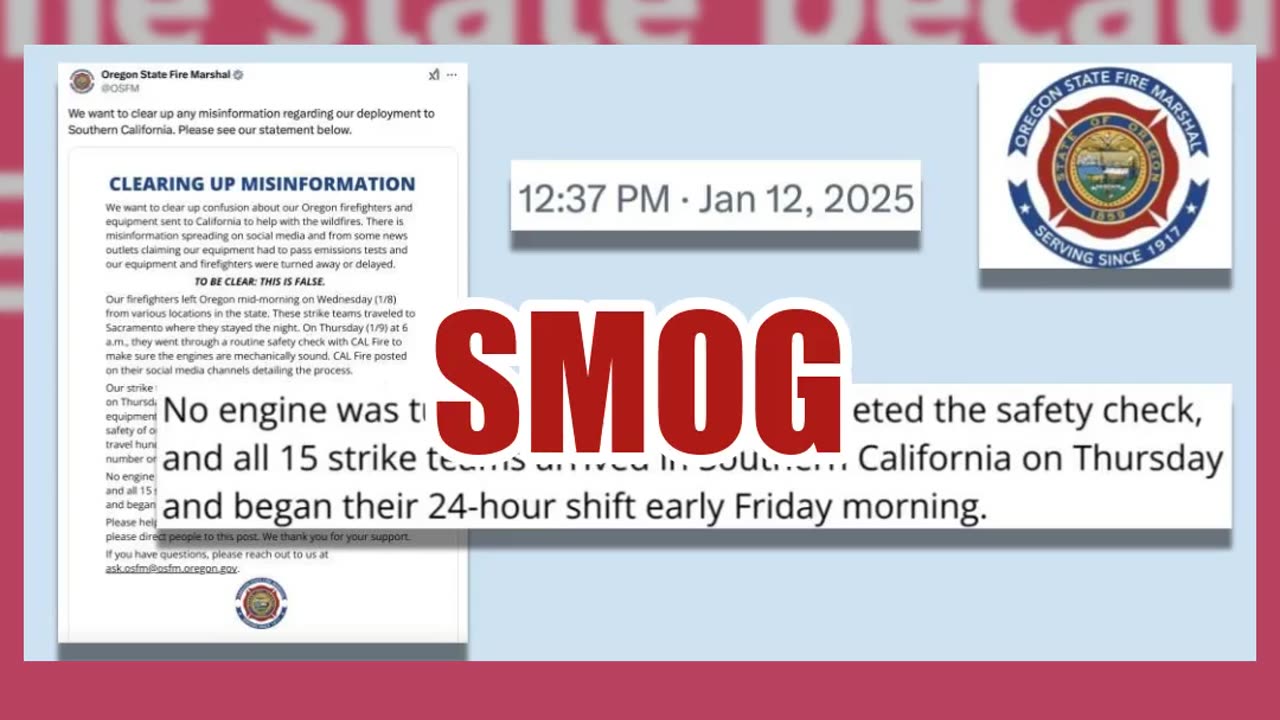 Fact Check: California Did NOT Delay Oregon Firetrucks For Emissions Testing