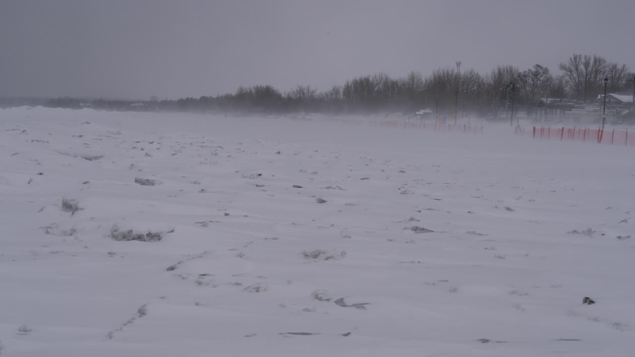 Winter Storm at Lake Superior