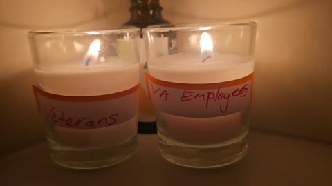 Please Light a Candle and Say a Prayer For Our Veterans & All Employees Who Care For Them.