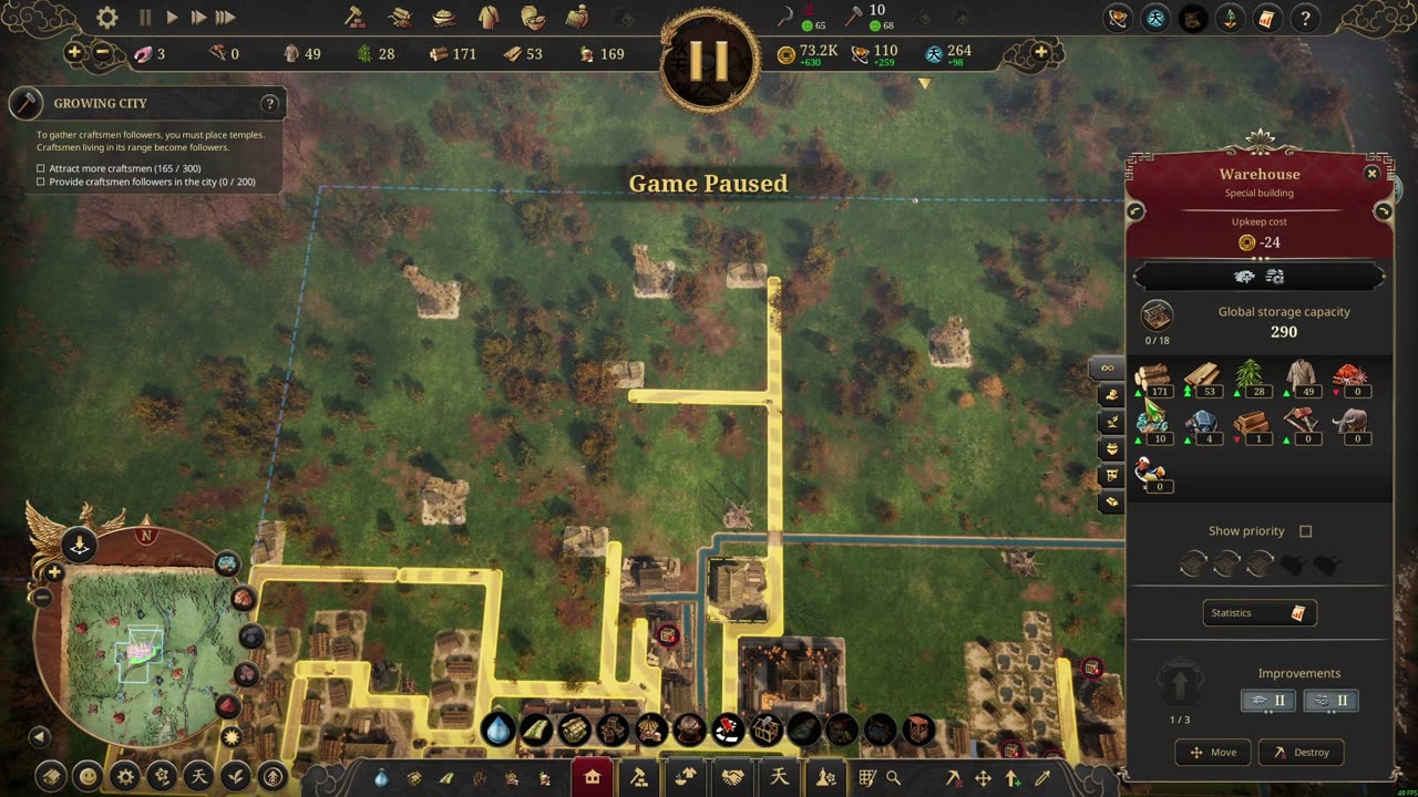 Celestial Empire│"Warehouse Workers Cannot Keep up with Resources Transport" - How to FIX Guide