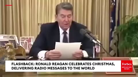 FLASHBACK: President Reagan Shares Christmas Radio Messages