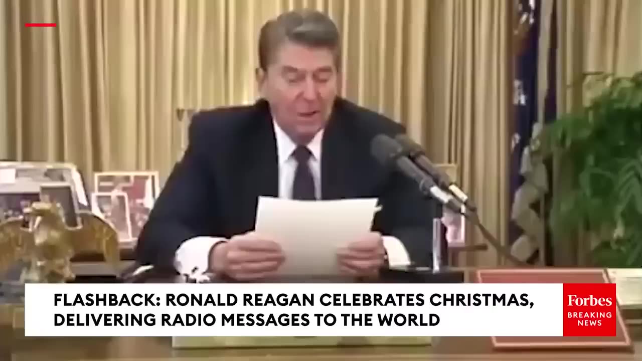 FLASHBACK: President Reagan Shares Christmas Radio Messages