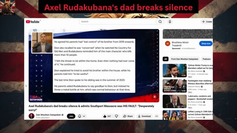Axel Rudakubana's dad breaks silence on Southport Attack
