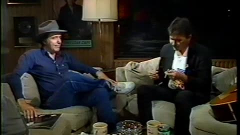 JOHN PRINE & RAMBLIN JACK ELLIOTT 1985 on the Bobby Bare TV Show #1 of 3