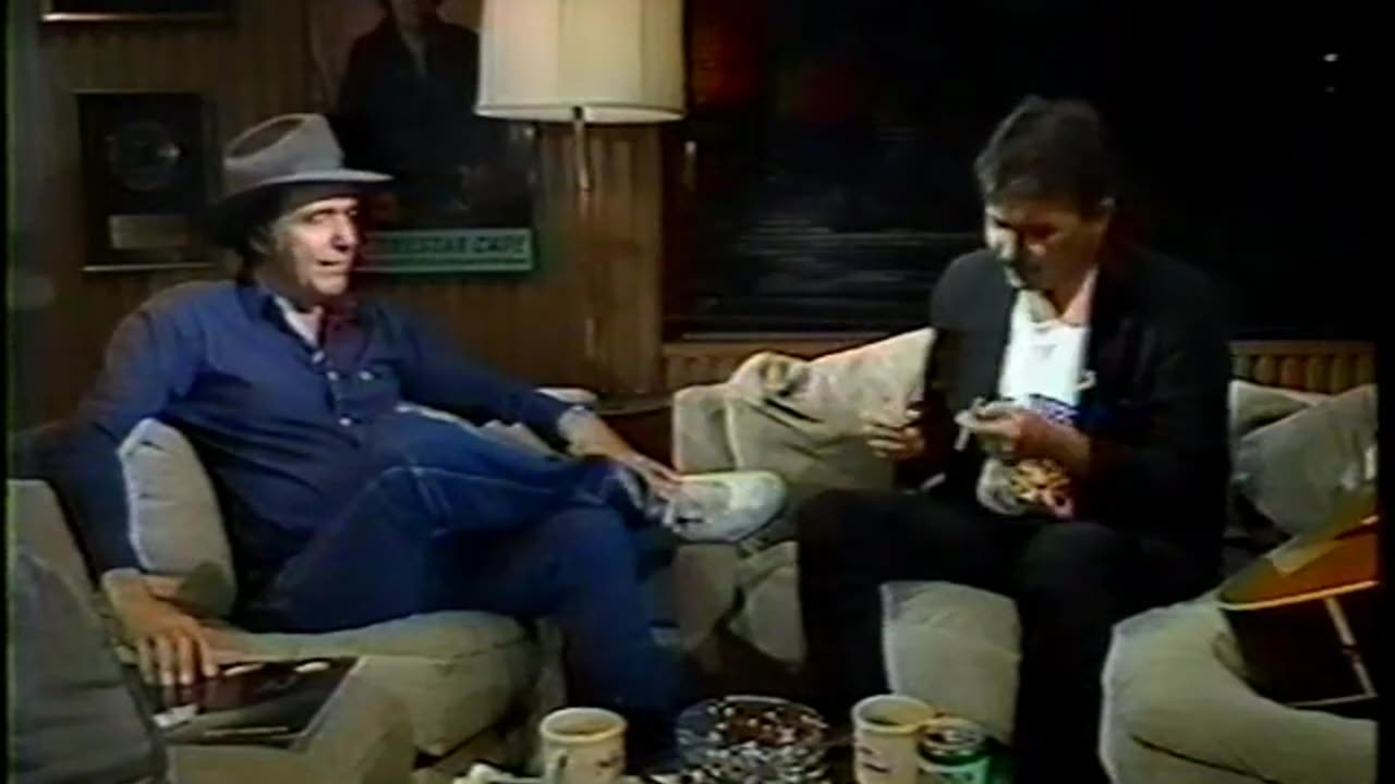 JOHN PRINE & RAMBLIN JACK ELLIOTT 1985 on the Bobby Bare TV Show #1 of 3